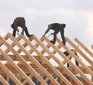 Roofers at Work